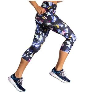 Brooks Method 3/4 running tight Fast Floral print size XL